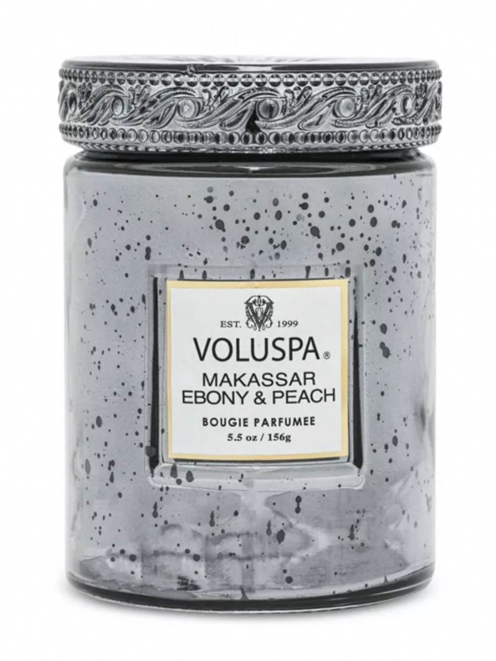 Makassar Ebony & Peach Collection Candle.